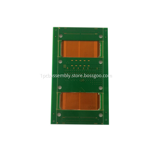 Blue Solder Mask 6layers Rigid Flex PCB Board